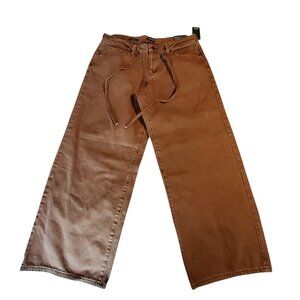 Wild Fable Low-Rise Baggy Jeans Size 12/31 Inseam Rigid Denim Brown  Casual Wear